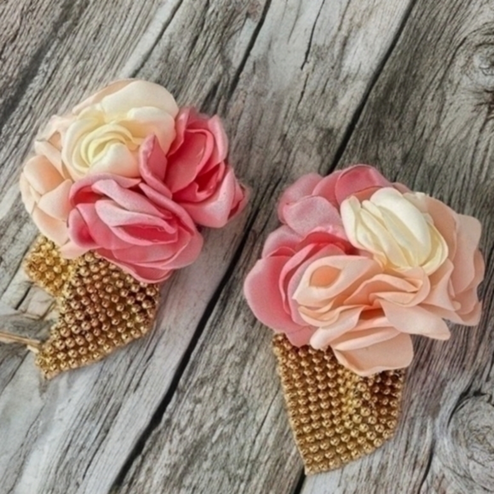 MODCLOTH FABRIC BOHO STATEMENT EARRINGS